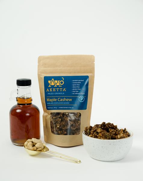 Maple Cashew Paleo Cricket Protein Granola