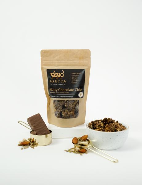 Nutty Chocolate Chip Cricket Protein Paleo Granola